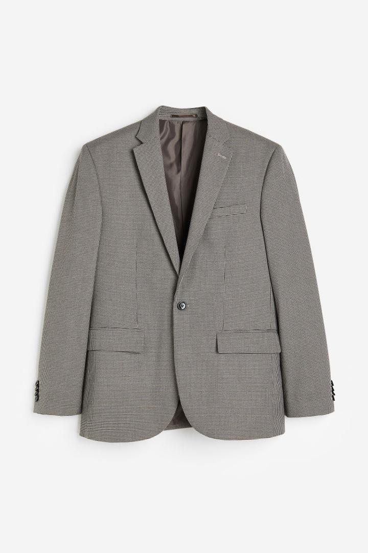 H & M - Slim Fit Jacket - Beige