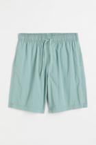 H & M - Nylon Knee-length Swim Shorts - Turquoise
