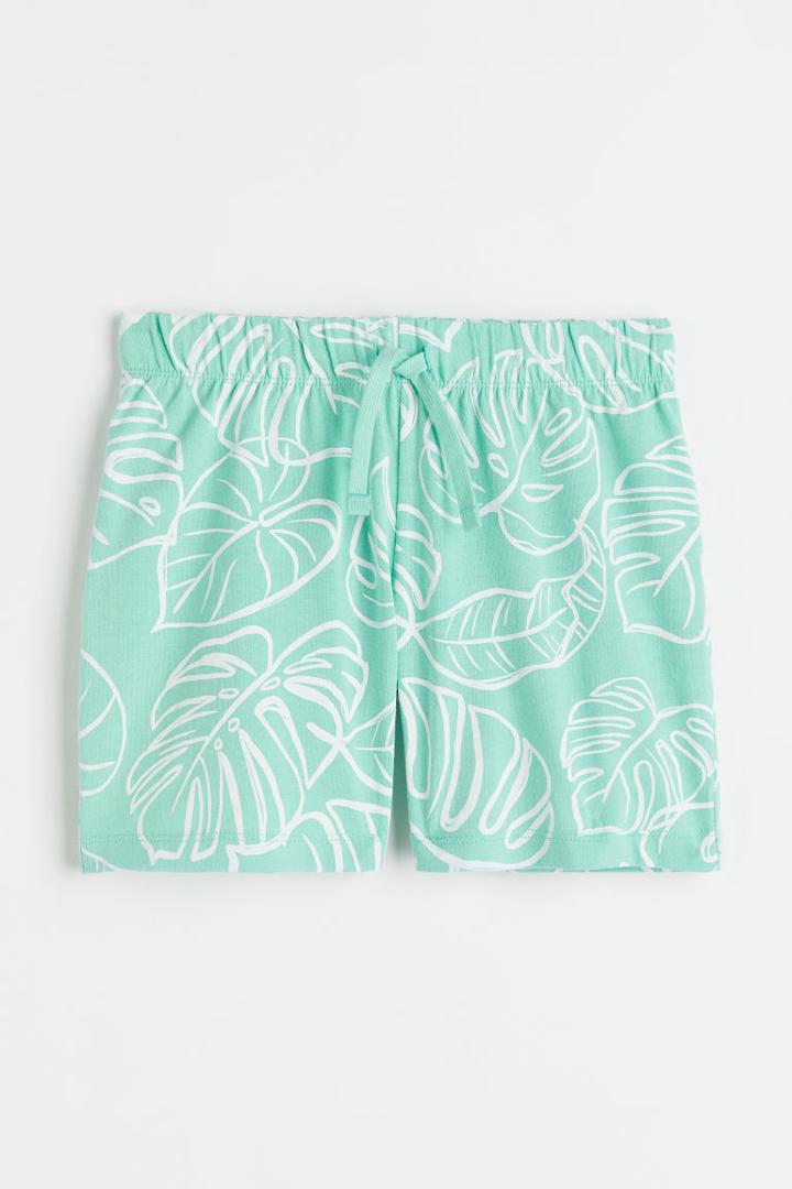 H & M - Jersey Shorts - Green