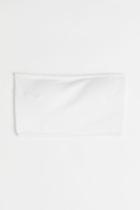 H & M - Bandeau Bikini Top - White
