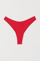 H & M - Brazilian Bikini Bottoms - Red