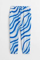 H & M - Woven Joggers - Blue