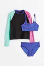 H & M - 3-piece Swim Set - Blue