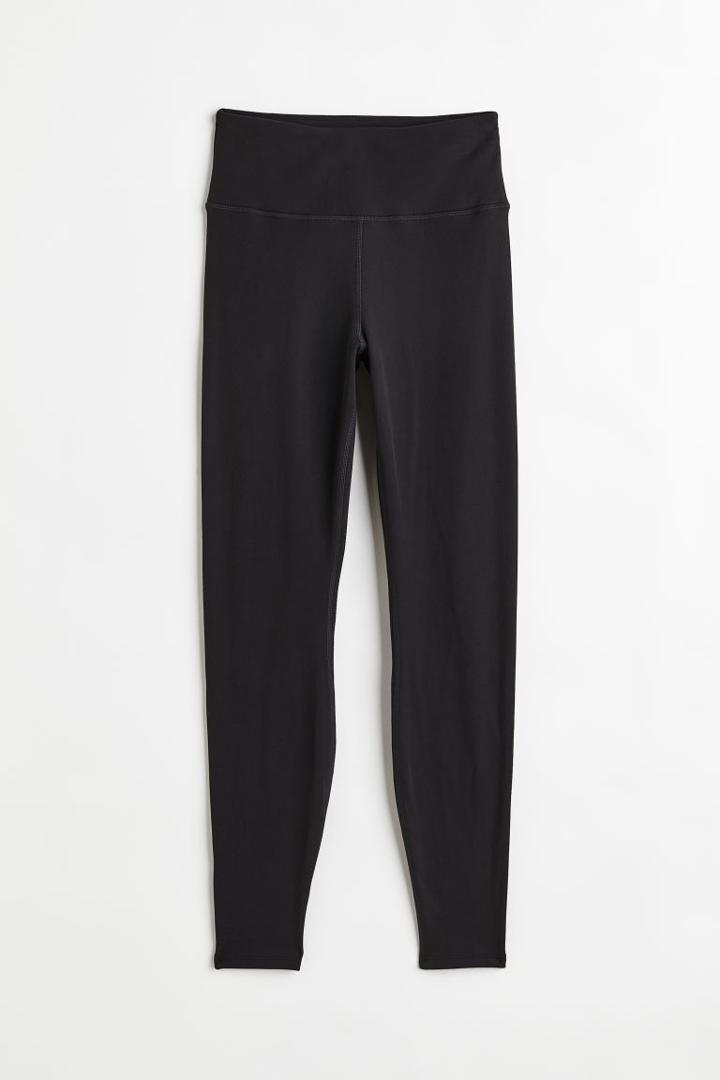 H & M - Drymove&trade; Warm Running Tights - Black