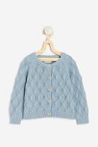 H & M - Textured-knit Cardigan - Turquoise