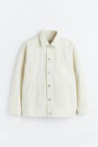 H & M - Relaxed Fit Denim Jacket - Beige