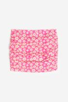 H & M - Gathered Swim Skirt - Pink