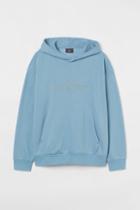 H & M - Relaxed-fit Hoodie - Blue