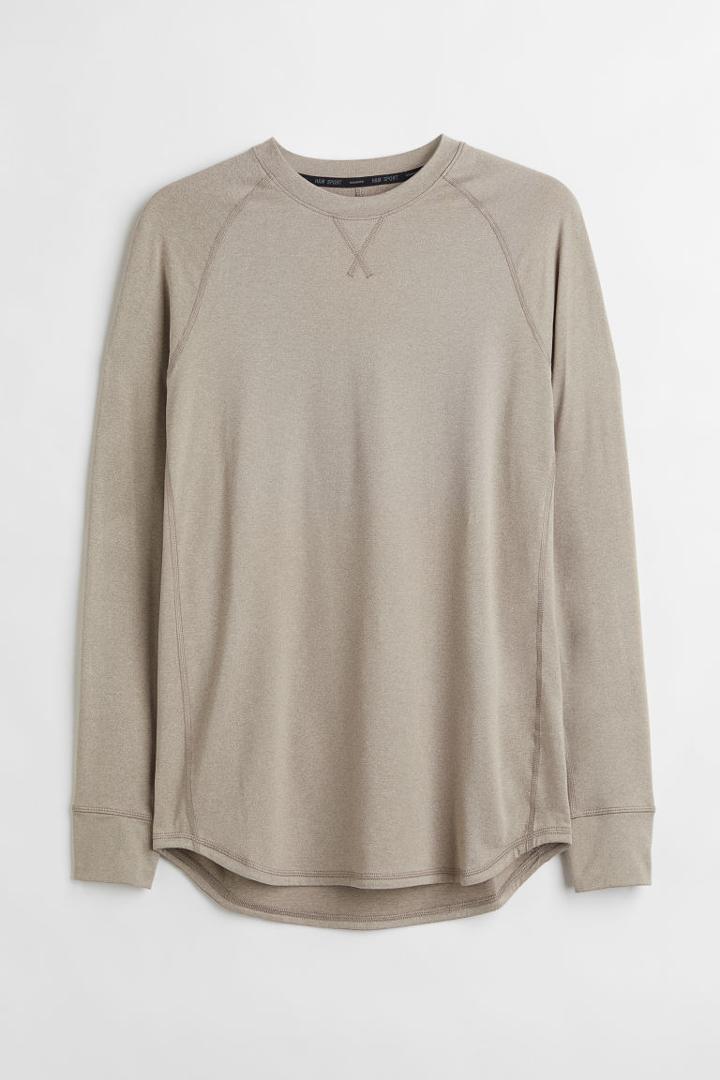 H & M - Relaxed Fit Sports Shirt - Gray