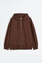 H & M - H & M+ Oversized Hooded Jacket - Beige