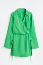 H & M - Wrap Dress - Green