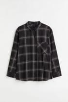 H & M - H & M+ Wide-cut Shirt - Black