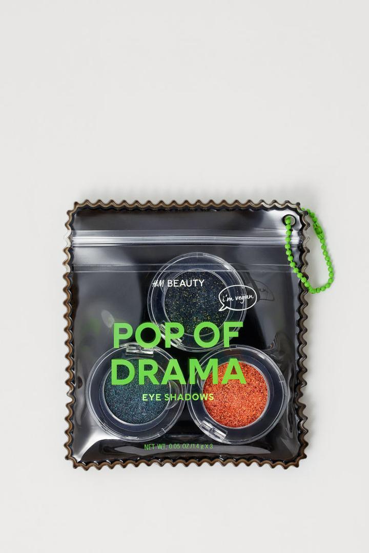 H & M - 3-pack Eyeshadow Set - Black