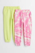 H & M - 2-pack Joggers - Orange
