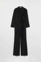 H & M - Fitted Jumpsuit - Black