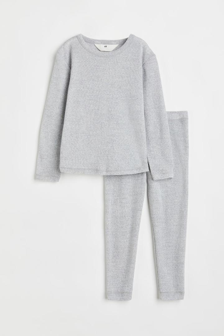 H & M - 2-piece Wool Set - Gray