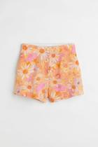 H & M - Linen-blend Shorts - Yellow
