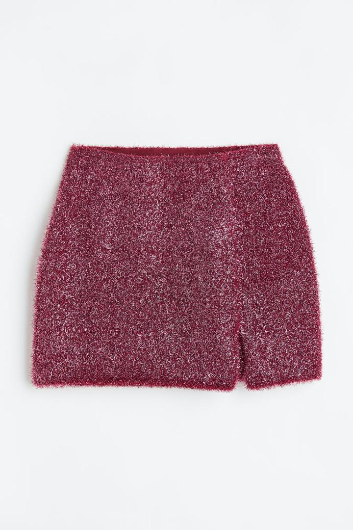 H & M - Glittery Skirt - Pink