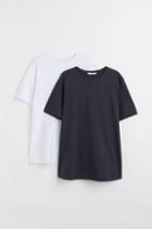 H & M - Mama 2-pack Cotton T-shirts - Blue