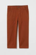 H & M - Relaxed Fit Cotton Chinos - Beige