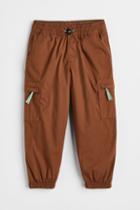 H & M - Lined Cargo Pants - Beige