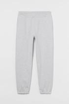 H & M - Relaxed Fit Cotton Joggers - Gray