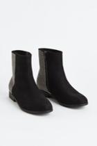H & M - Rhinestone-embellished Boots - Black