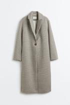 H & M - Single-breasted Coat - White