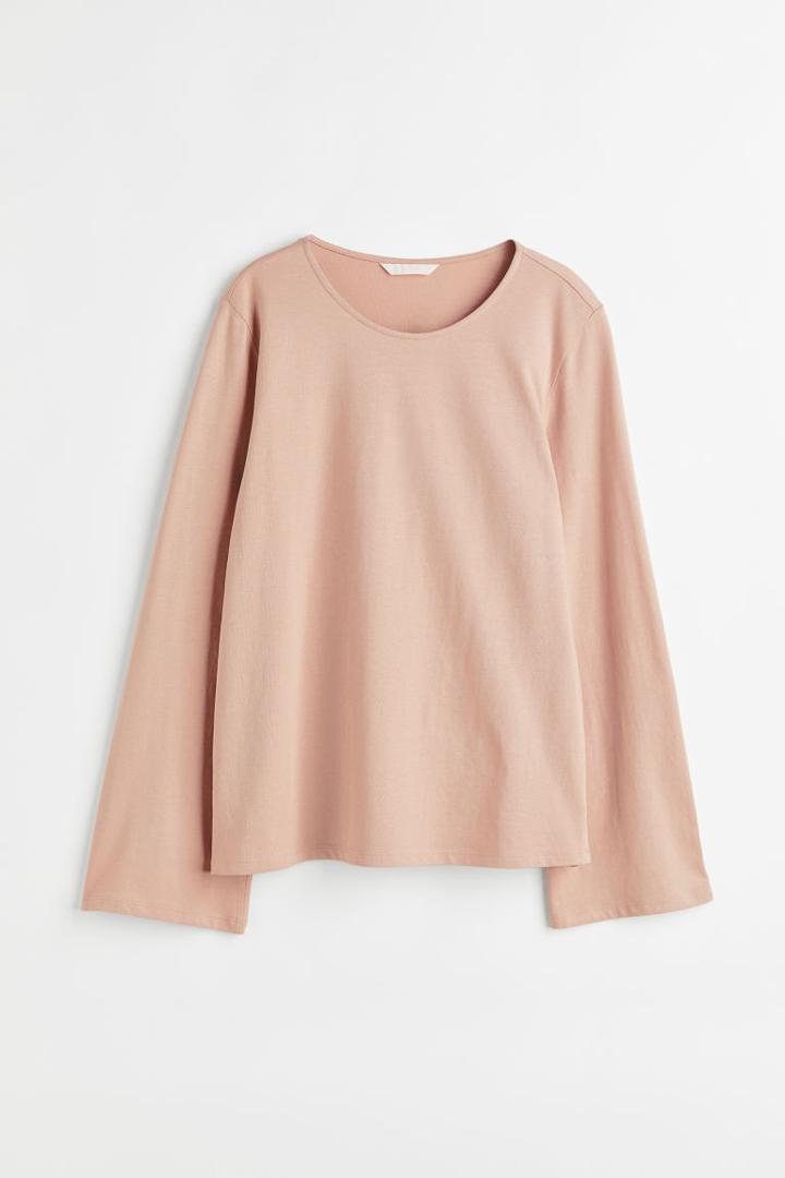 H & M - Mama Cotton Nursing Top - Orange