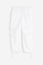 H & M - Parachute Pants - White
