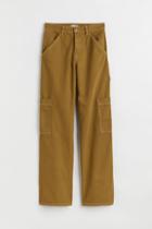 H & M - Regular Fit Linen Pants - Blue