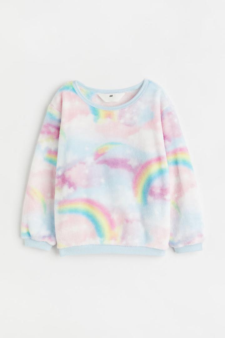 H & M - Fleece Sweatshirt - Blue
