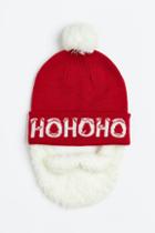 H & M - Hat With Beard - Red