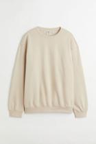 H & M - Relaxed Fit Sweatshirt - Beige