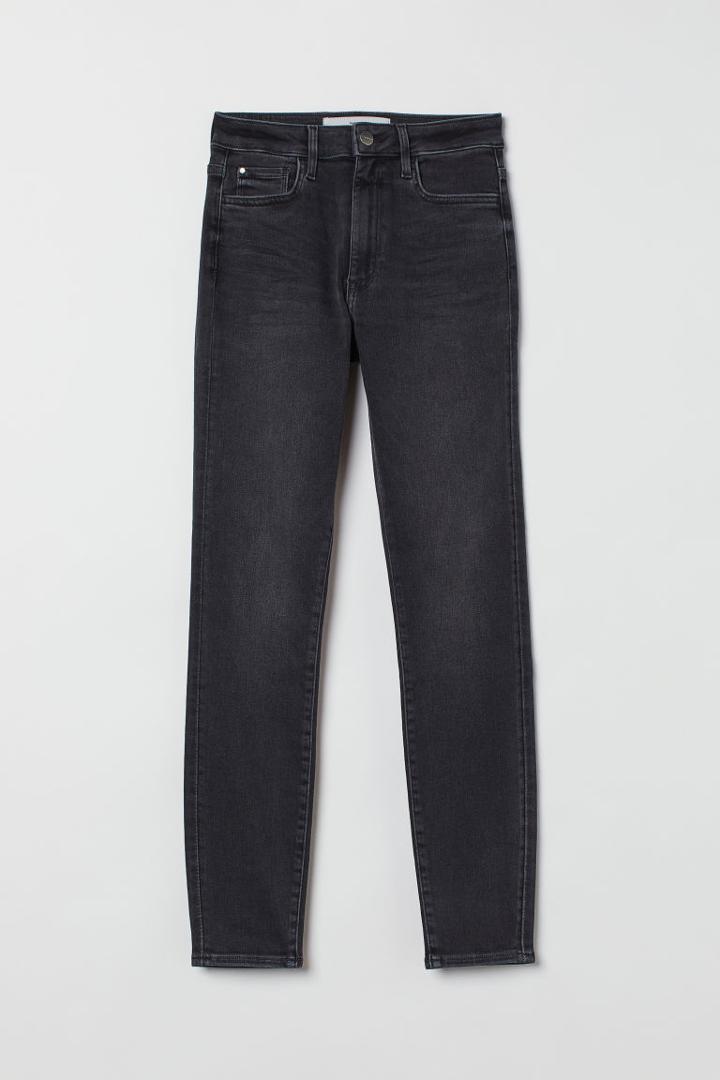 H & M - True To You Skinny High Jeans - Black