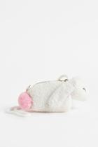 H & M - Fluffy Shoulder Bag - White