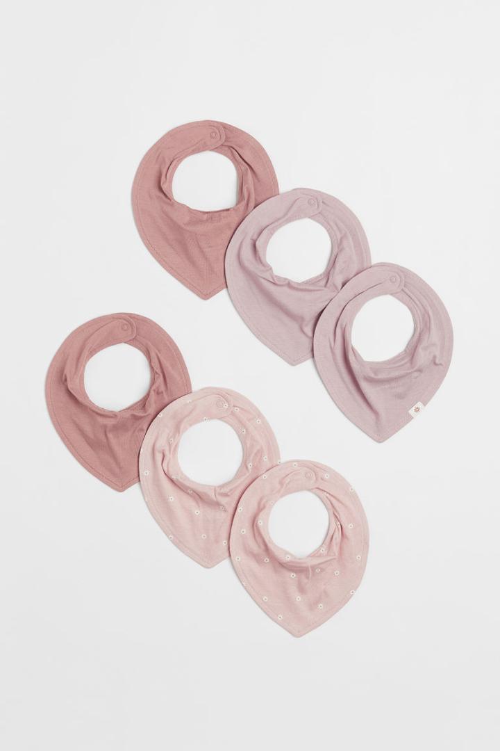 H & M - 6-pack Triangular Scarves - Orange