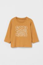 H & M - Cotton Jersey Shirt - Yellow