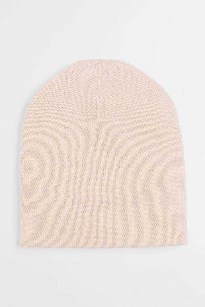 H & M - Fine-knit Wool Hat - Orange