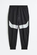 H & M - Water-repellent Track Pants - Black