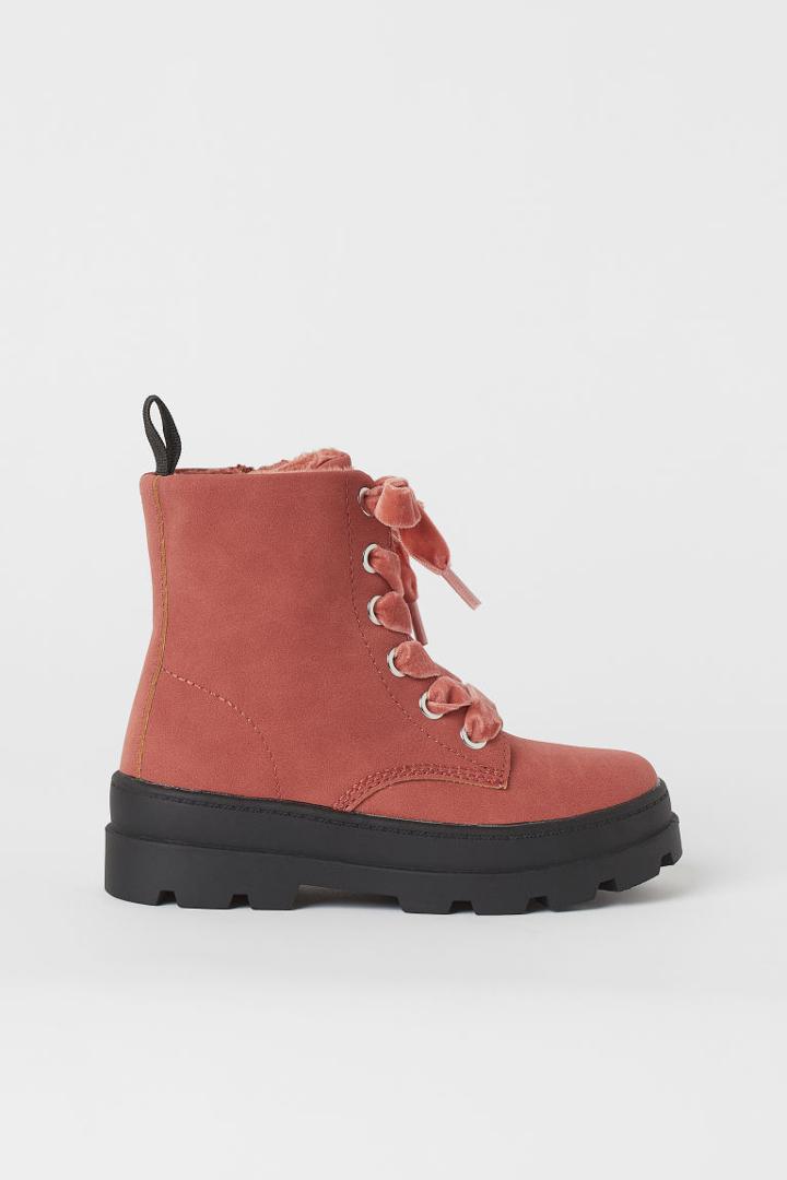 H & M - Warm-lined Boots - Orange