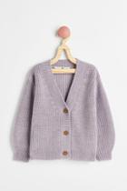 H & M - Knit Merino Wool Cardigan - Gray