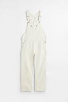 H & M - Relaxed Fit Overalls - White