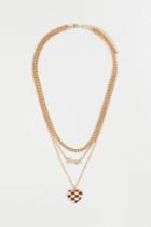 H & M - Triple-strand Necklace - Beige