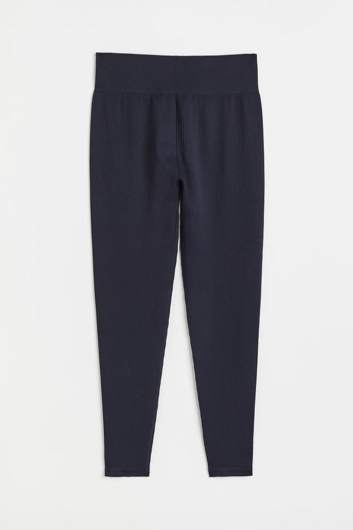 H & M - H & M+ Seamless Sports Leggings - Blue