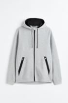 H & M - Sports Hoodie In Drymove&trade; - Gray