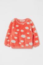 H & M - Design-front Sweatshirt - Orange