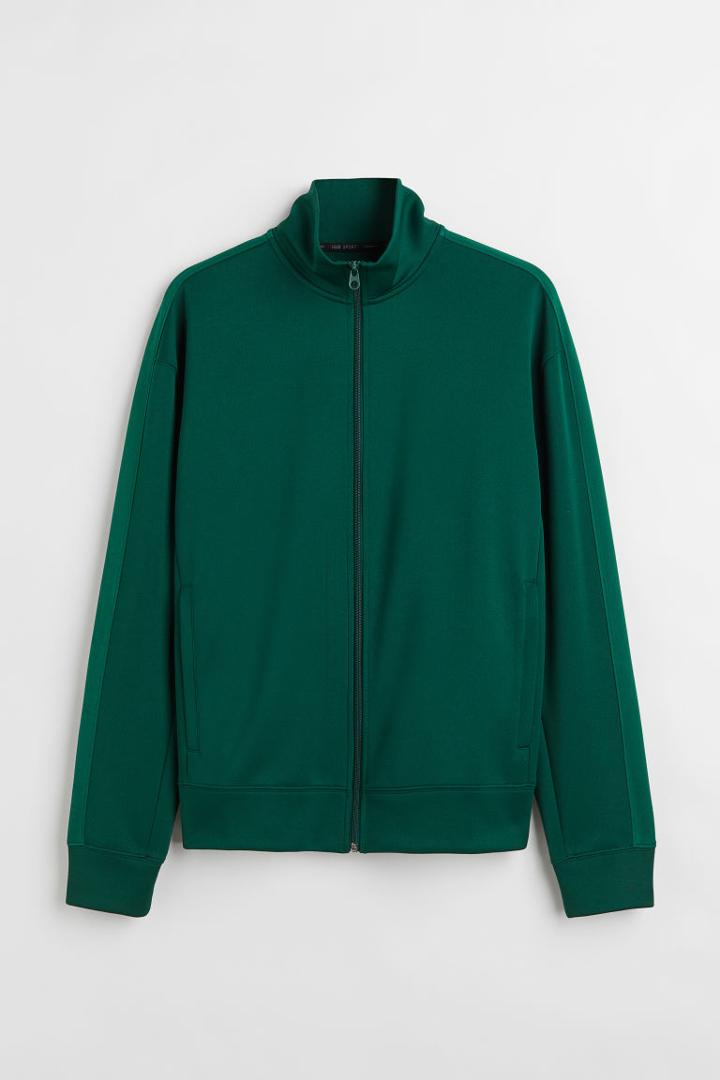 H & M - Relaxed Fit Sports Shirt - Green