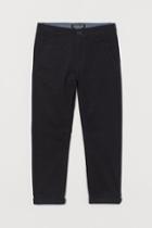 H & M - Slim Fit Chinos - Black