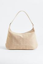 H & M - Jacquard-weave Shoulder Bag - Beige